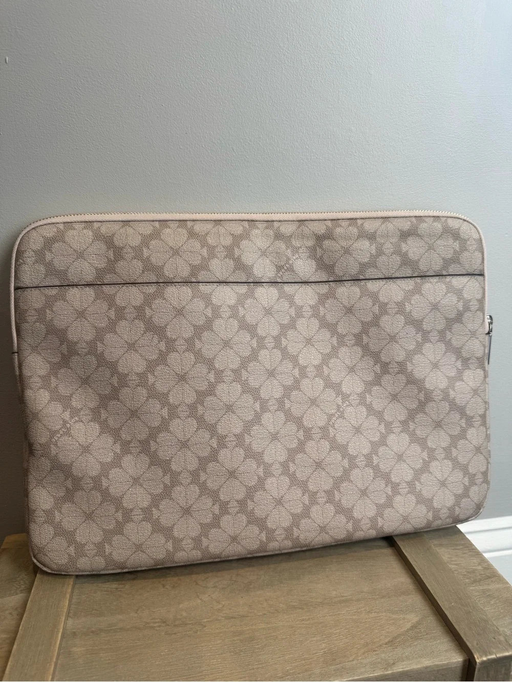 kate spade Neutral Floral-Print Laptop Sleeve